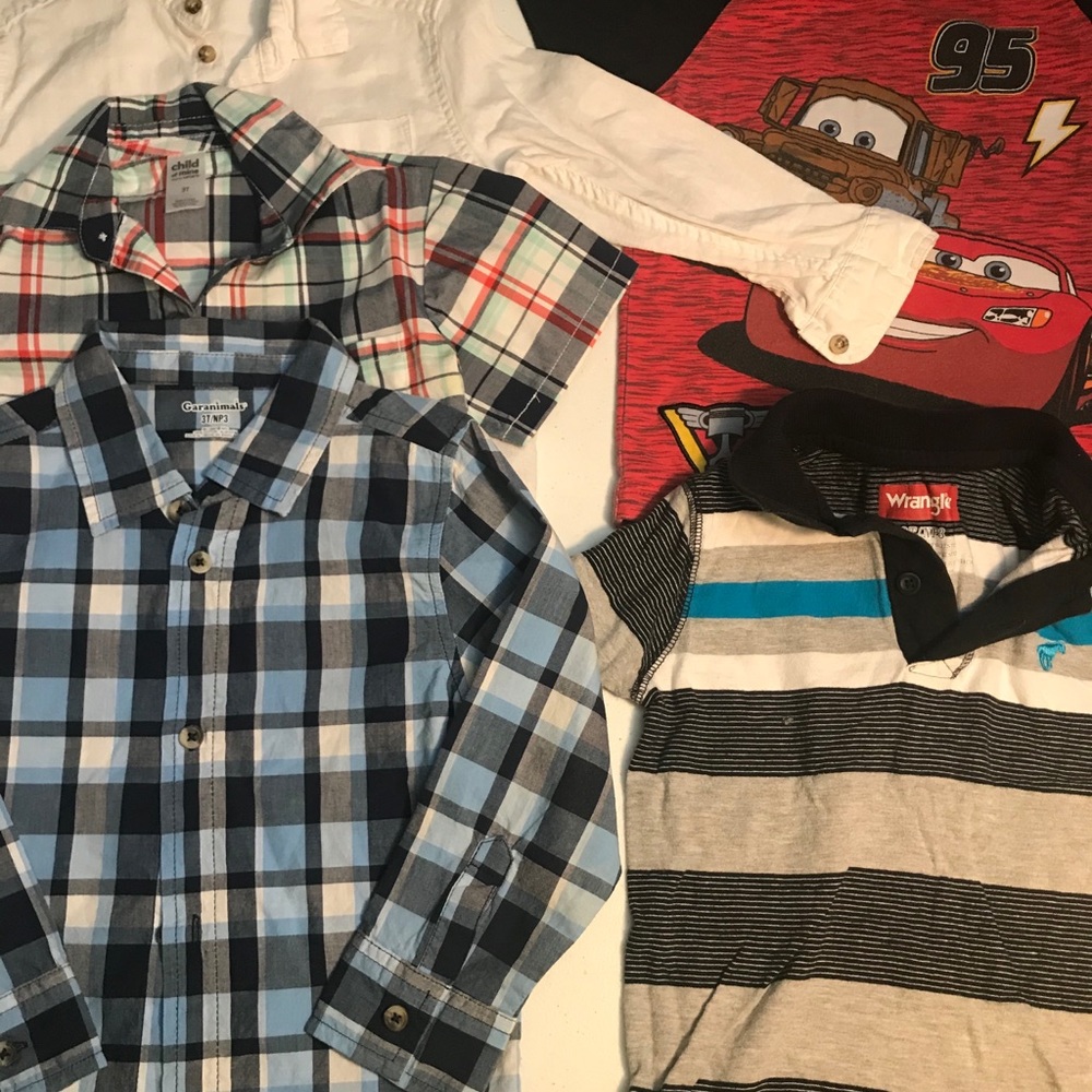 Size 3t boys shirt bundle